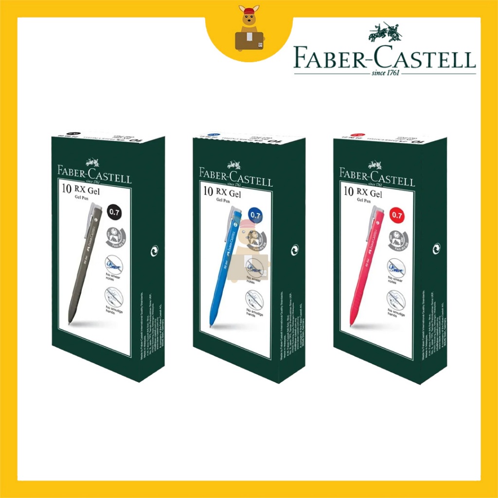 FABER-CASTELL RX GEL PEN 1 Box - 10Pcs