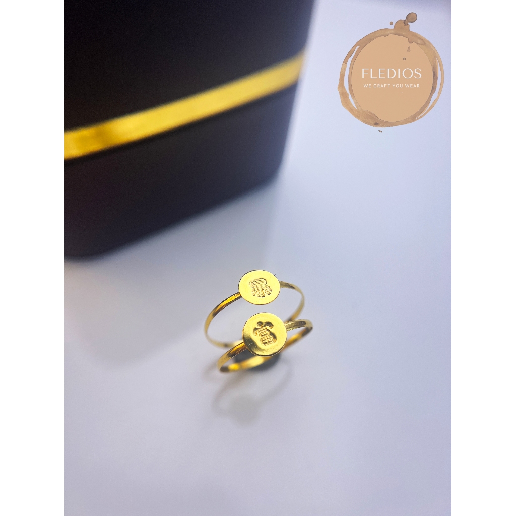 Fledios 916 Cincin Emas 916 Minimalis 916 Gold Jewelry Minimalist Jewelry Ring Original MInimalist Ring