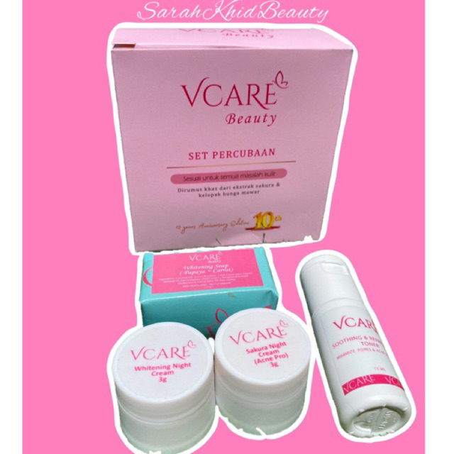 VCARE TRIAL SET 4IN1 (ORI HQ)