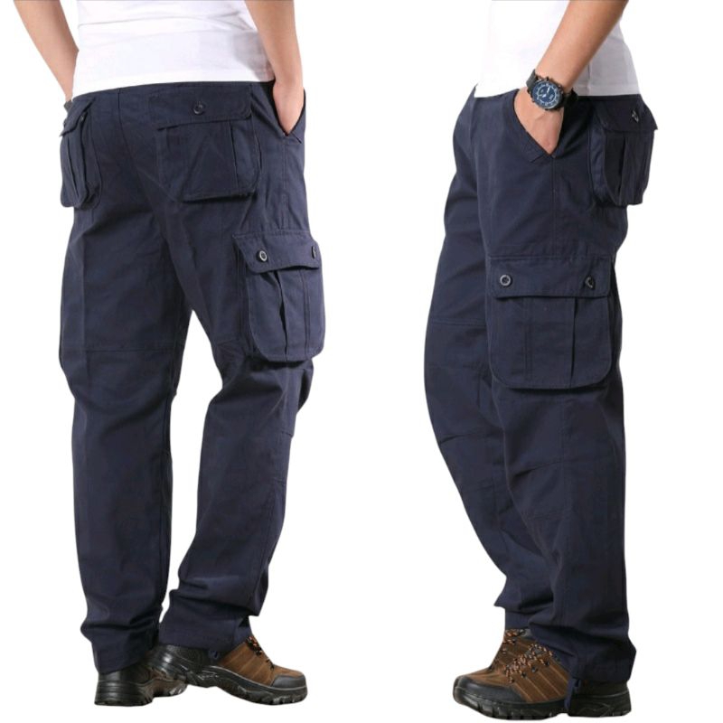 MAN'S CARGO 6 POCKET LONG PANTS?LELAKI KARGO SELUAR KERJA