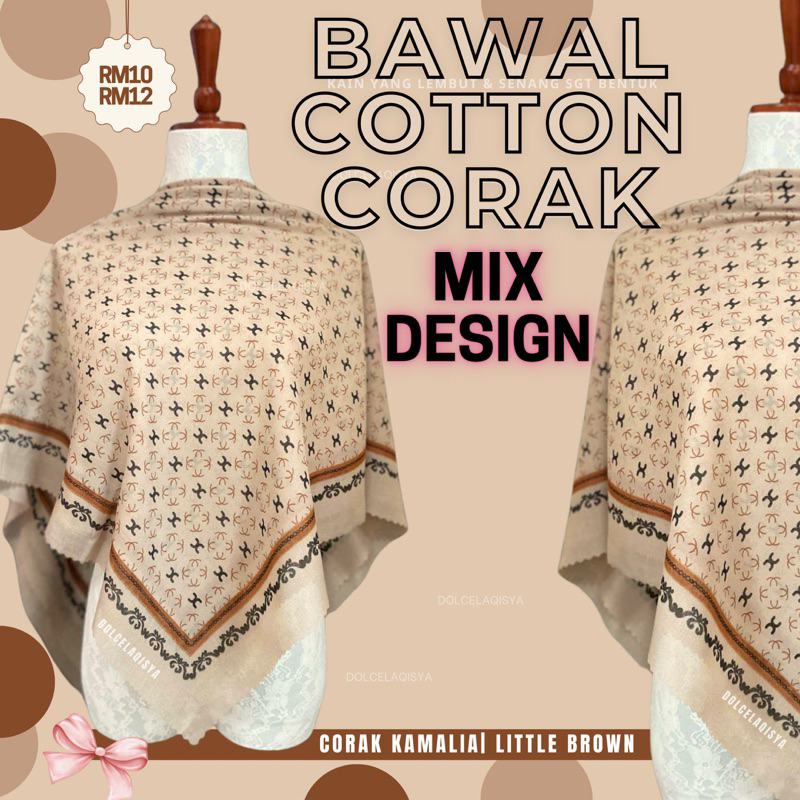 Bawal Cotton Corak Mix (Beli2Free1Gift?)