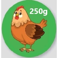 250G (11-12pcs) Halal Chicken Bak Kwa (NEW Mini size) Ayam Salai Sweet Jerky