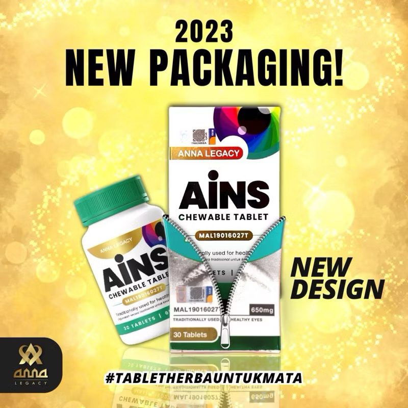 AINS UBAT MATA 30 TABLETS ORIGINAL HQ