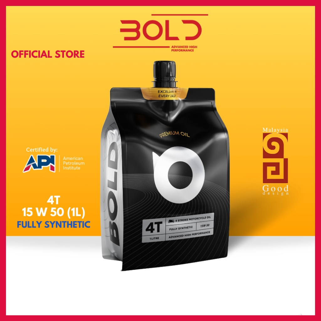 4T 15w50 1L Fully Synthetic MA2 Motorcycle Engine Oil Minyak Hitam Motor Motosikal 15w-50 LC135 Y15 16