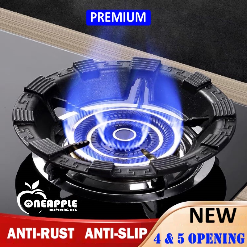 ONEAPPLE.MY HIGH QUALITY IRON GAS STOVE WIND PROOF EASY INSTALL GAS STOVE COVER ANTI SLIP EASY COOKING