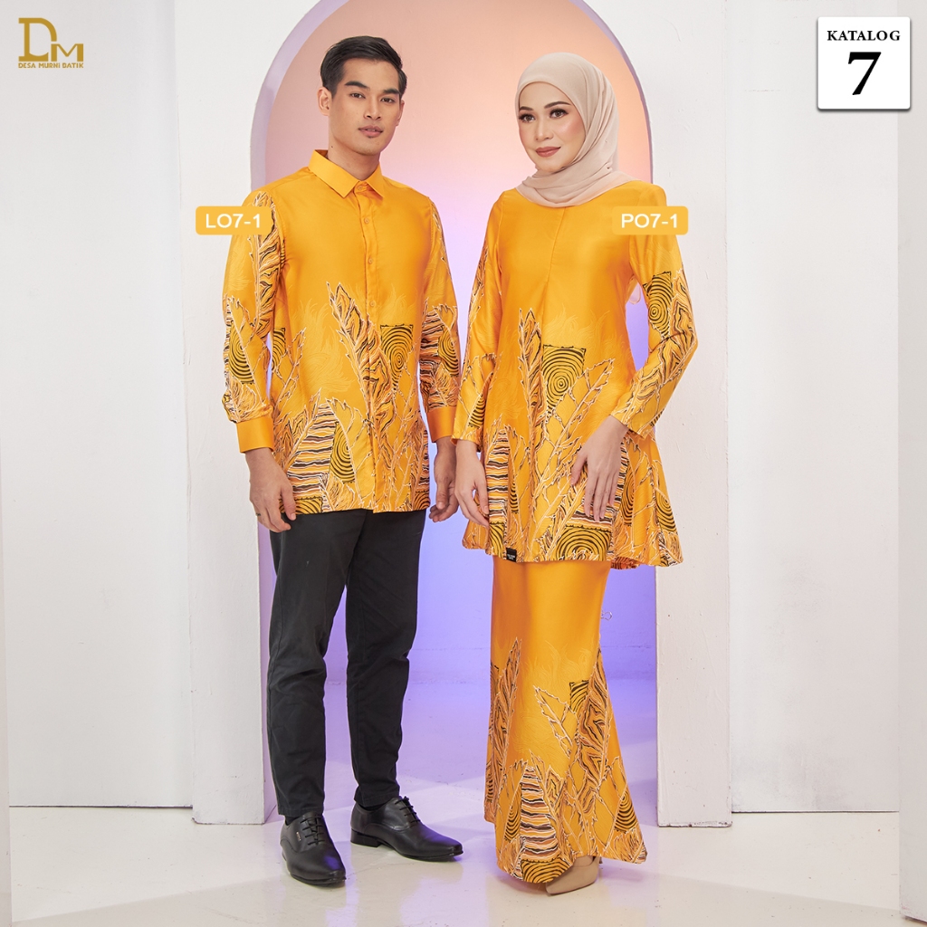 Desa Murni Batik - Baju Sedondon Kurung Batik Alana & Kemeja Batik DM 8.0 (Satin Valentino) - Katalog 7