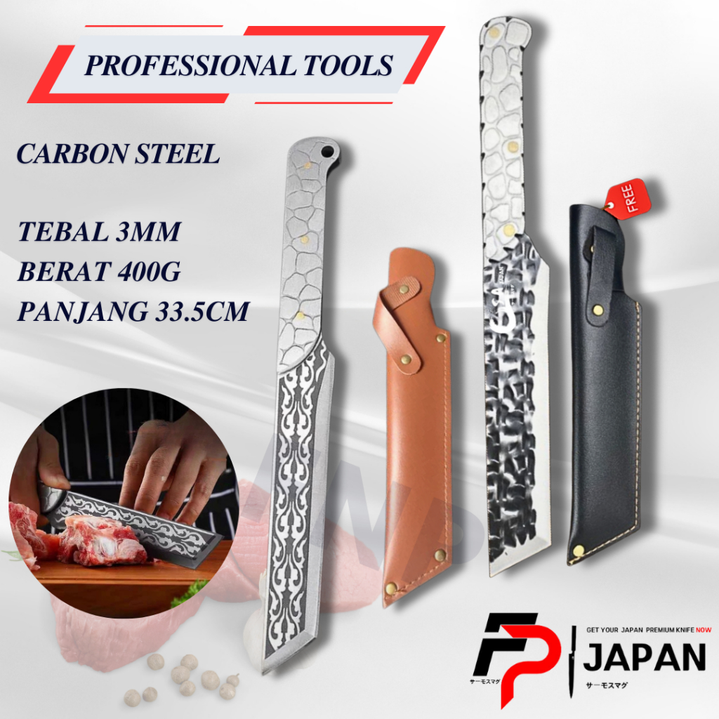 PISAU JEPUN VIRAL 🔪 FREE SARUNG ✔ Pisau Jepun Original Pisau Lapah Pisau Dapur Pisau Tulang Ayam Pisau Tulang Ikan