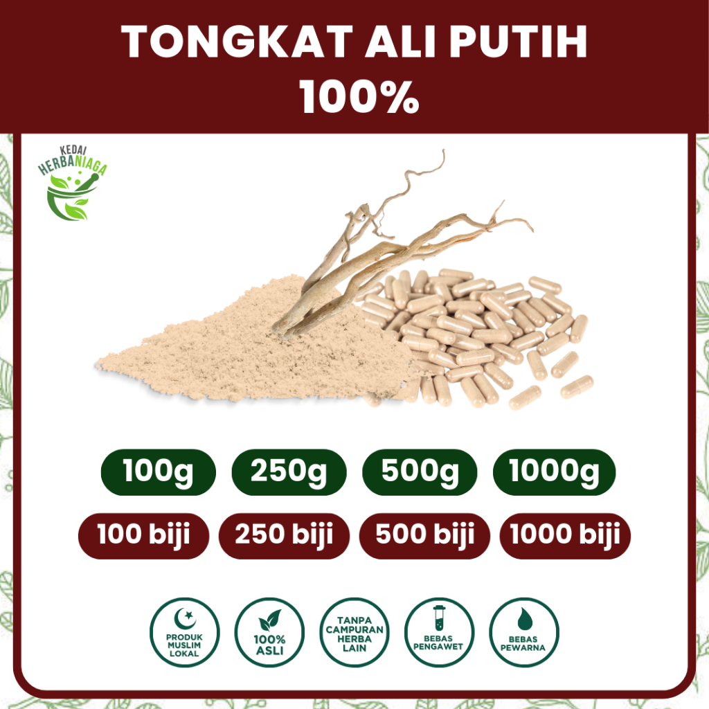 SERBUK@KAPSUL TONGKAT ALI PUTIH