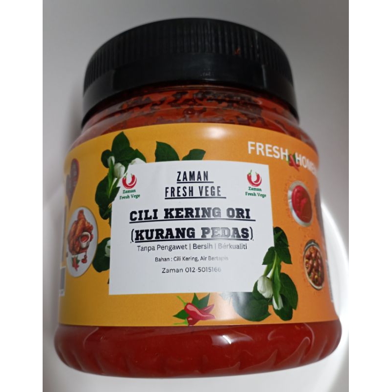 Zaman Cili Kering Original Tanpa Pengawet