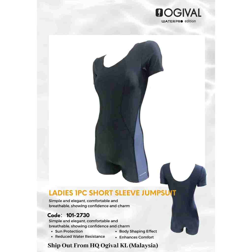 Ogival Ladies 1pc Short Sleeve Jumpsuit New✨
