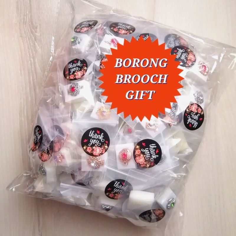 50pcs Borong Baby Brooch /Doorgift Murah Baby Brooch