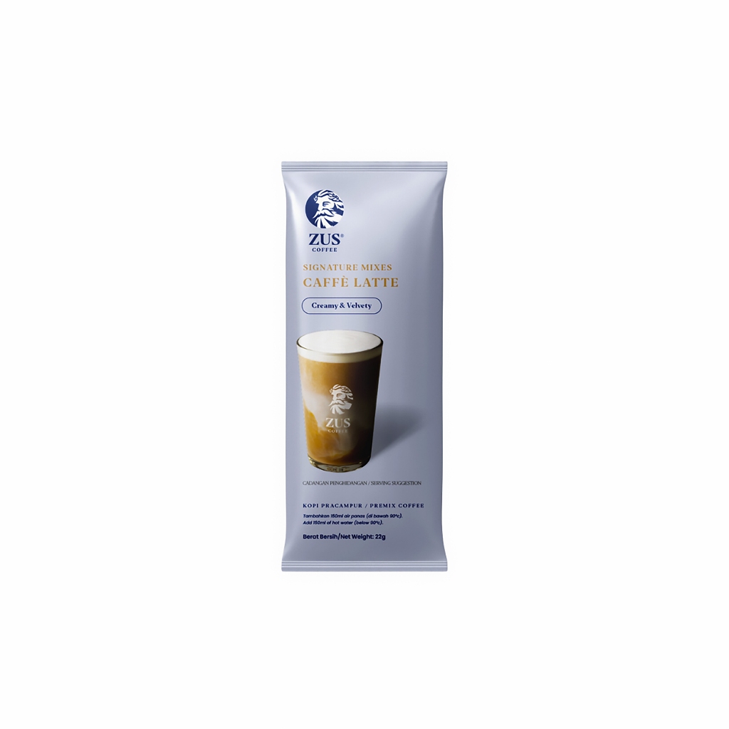ZUS Signature Mixes Coffee – Café Latte (NOT FOR SALE) x 5 UNITS
