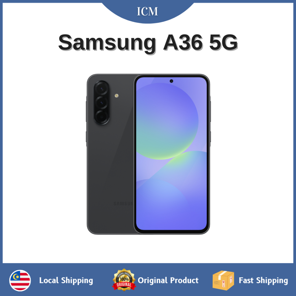 Samsung Galaxy A36 5G (12GB RAM | 256GB ROM) Original Samsung 1+1 Year Warranty 5G Phone