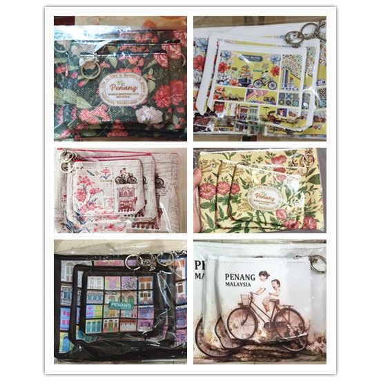 3pcs set Penang Coin Bag Pouch Purse (3 size bag)