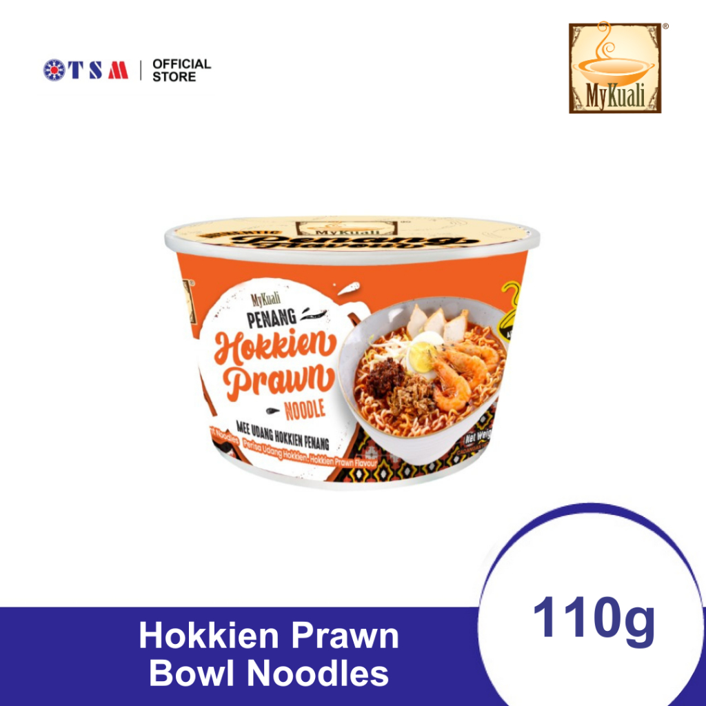 MYKUALI PENANG BOWL NOODLE - HOKKIEN PRAWN 110G