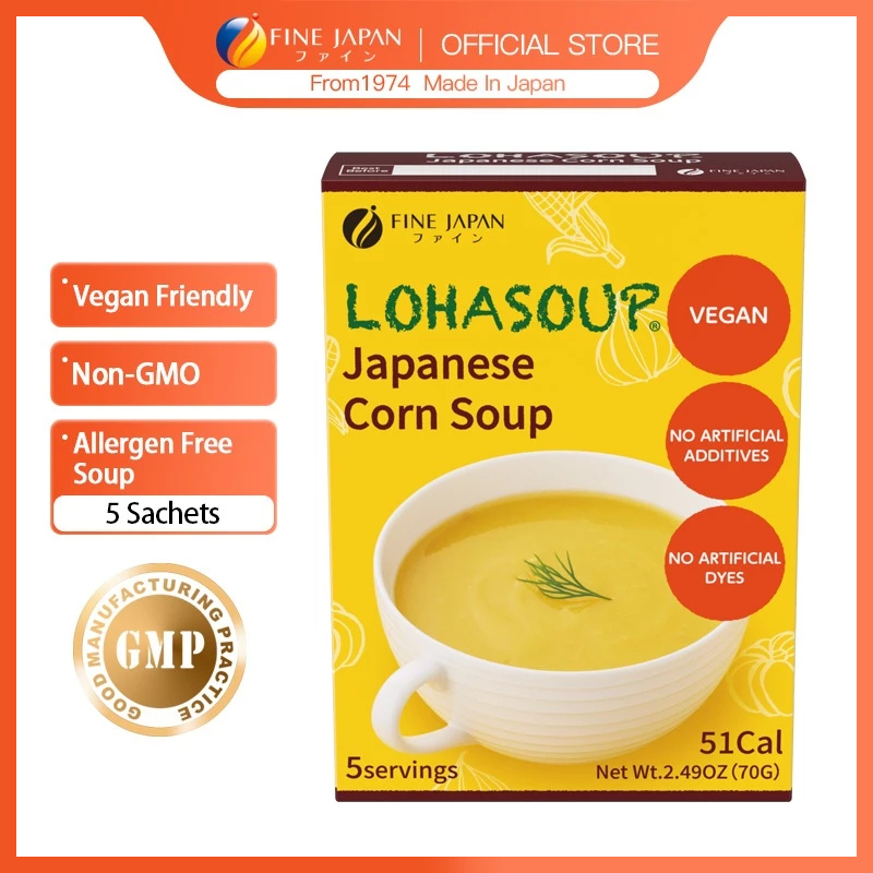 Japanese Organic Corn Soup Vegetable Soup Instant Corn Soup Healthy Instant Soup