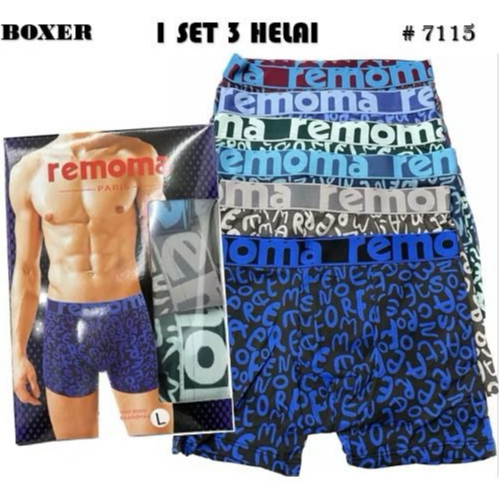 Boxer Lelaki Harga Borong Underwear Briefs M-2XL 3pcs/1set
