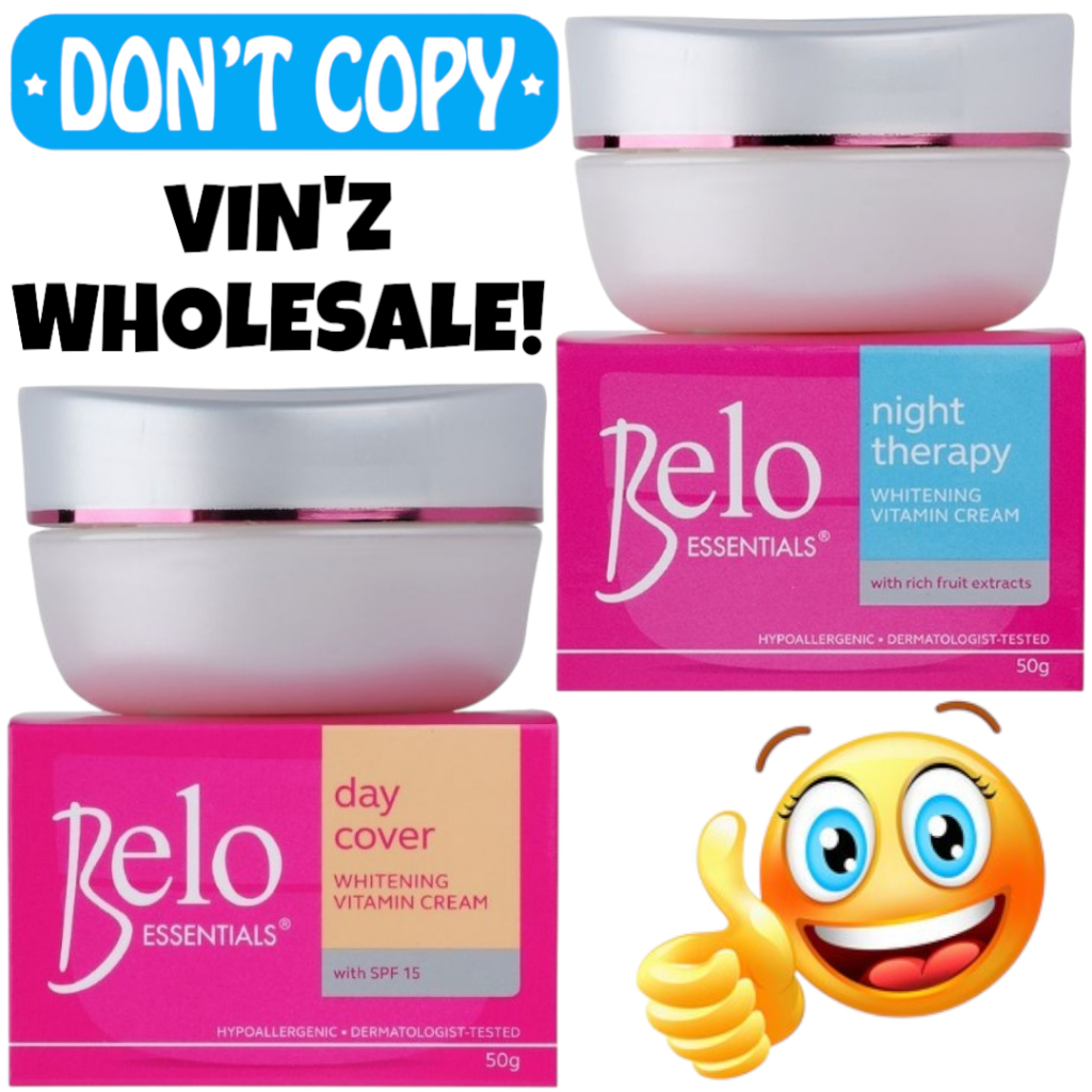 Belo Essentials Day & Night Cover Whitening Vitamin Cream (SPF15) 50g.