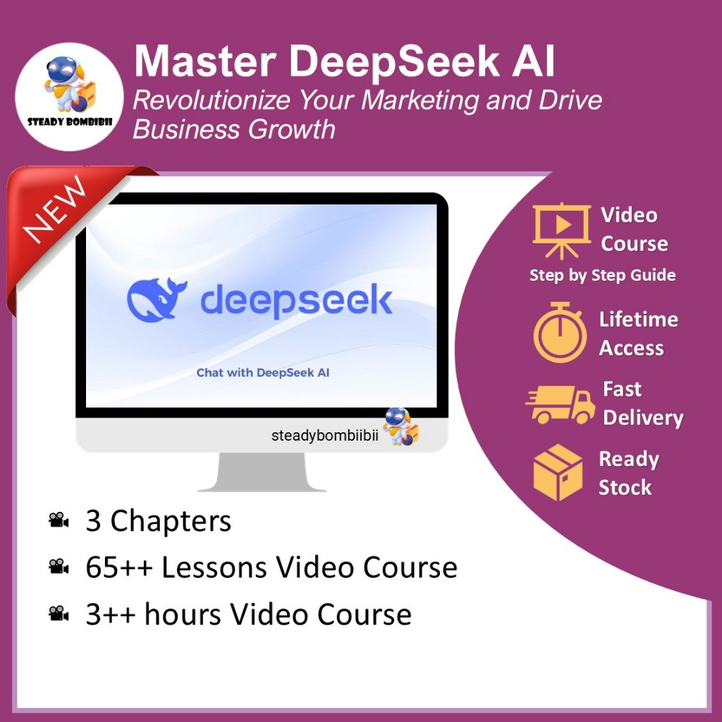 [Video Course] Master DeepSeek AI: Revolutionize Your Marketing and Drive Business Growth [65 Lessons Video Tutorial]