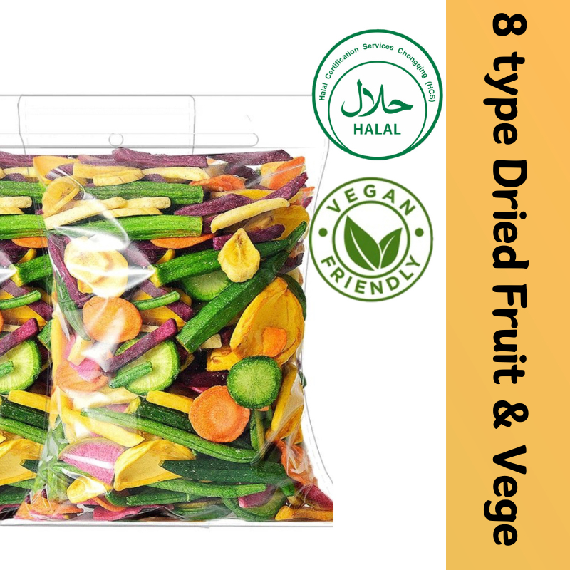 Dried Vegetable Kerepek Sayur Kering bendi Healthy Snack diet snack ready eat buah kering 果蔬干Snack Viral 蔬菜干