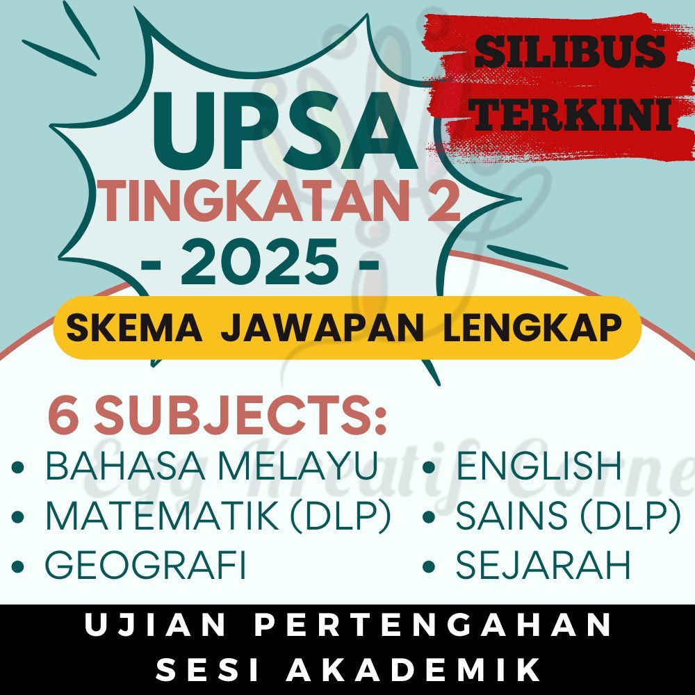 Kertas Upsa Tingkatan 2 2024 2025 buku latihan FORM 2 text book kertas ujian sasbadi tingkatan 1 2 3