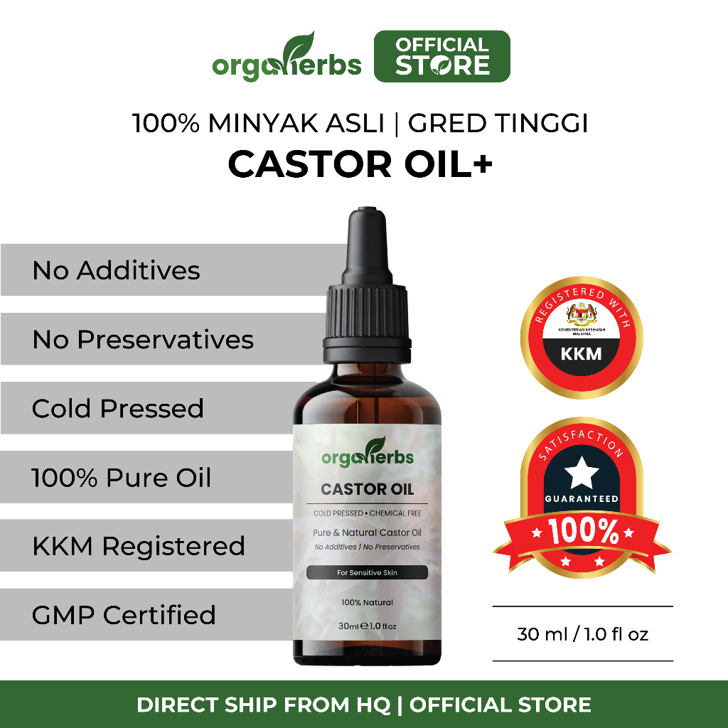 [100% Direct HQ] Pure Castor Oil Cold Pressed