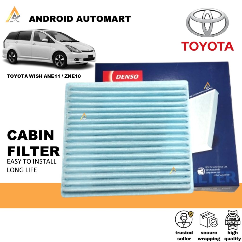 88568-52010 Denso Air Cond Filter Toyota Wish ANE11 / ZNE10 Air Filter Cabin Aircond