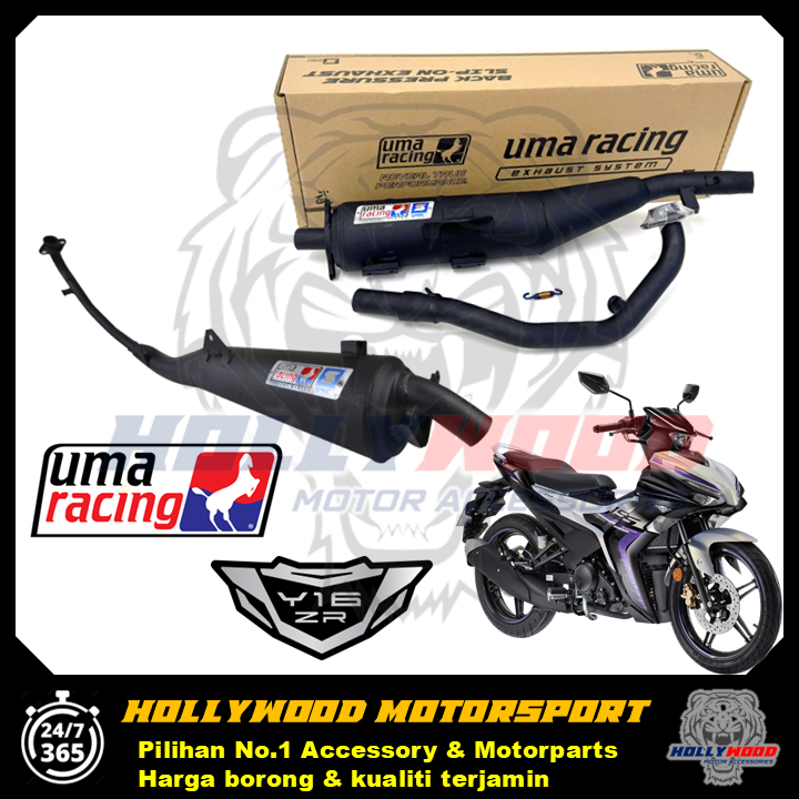EXHAUST UMA RACING BACK PRESSURE / TRU PRESSURE FOR YAMAHA Y16 Y16ZR UMA RACING PLUG COIL