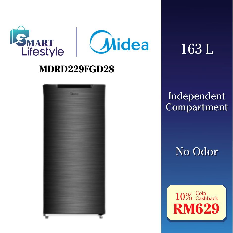 Midea 1-Door Refrigerator MDRD229FGD42-MY / MDRD229FGD28-MY / Khind 157L Refrigerator RF165 / Haier 208L HR-208H