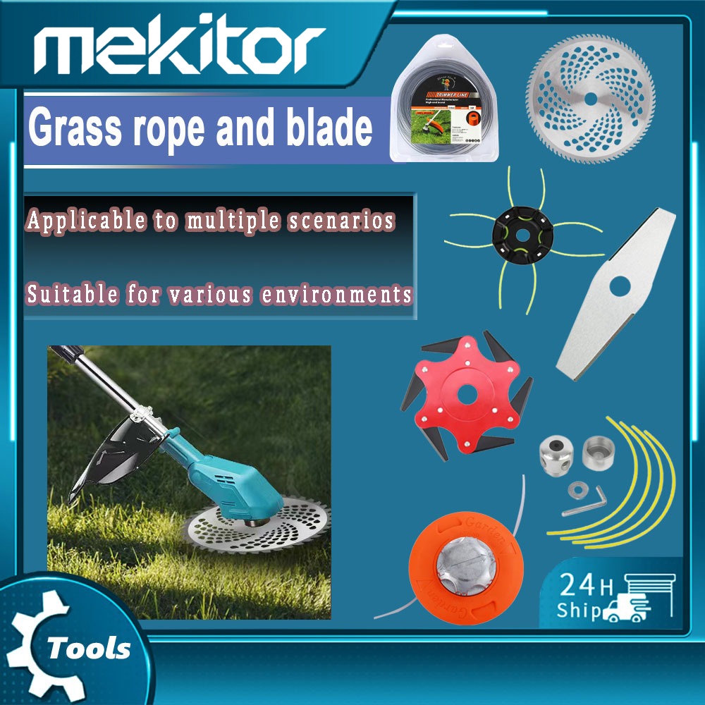 Mekitor grass cutter accessories blade mata mesin rumput bulat trimmer head lawn mower blade pisau potong rumput blad