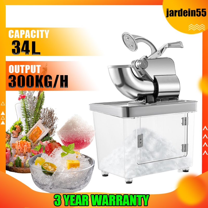 3 Years Warranty❄️Commercial ice crusher machine/34L Heavy Duty ice shaver/mesin abc/cendol maker