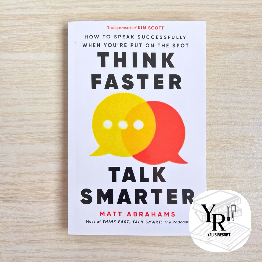Think Faster Talk Smarter by Matt Abrahams paperback tiktok English book buku