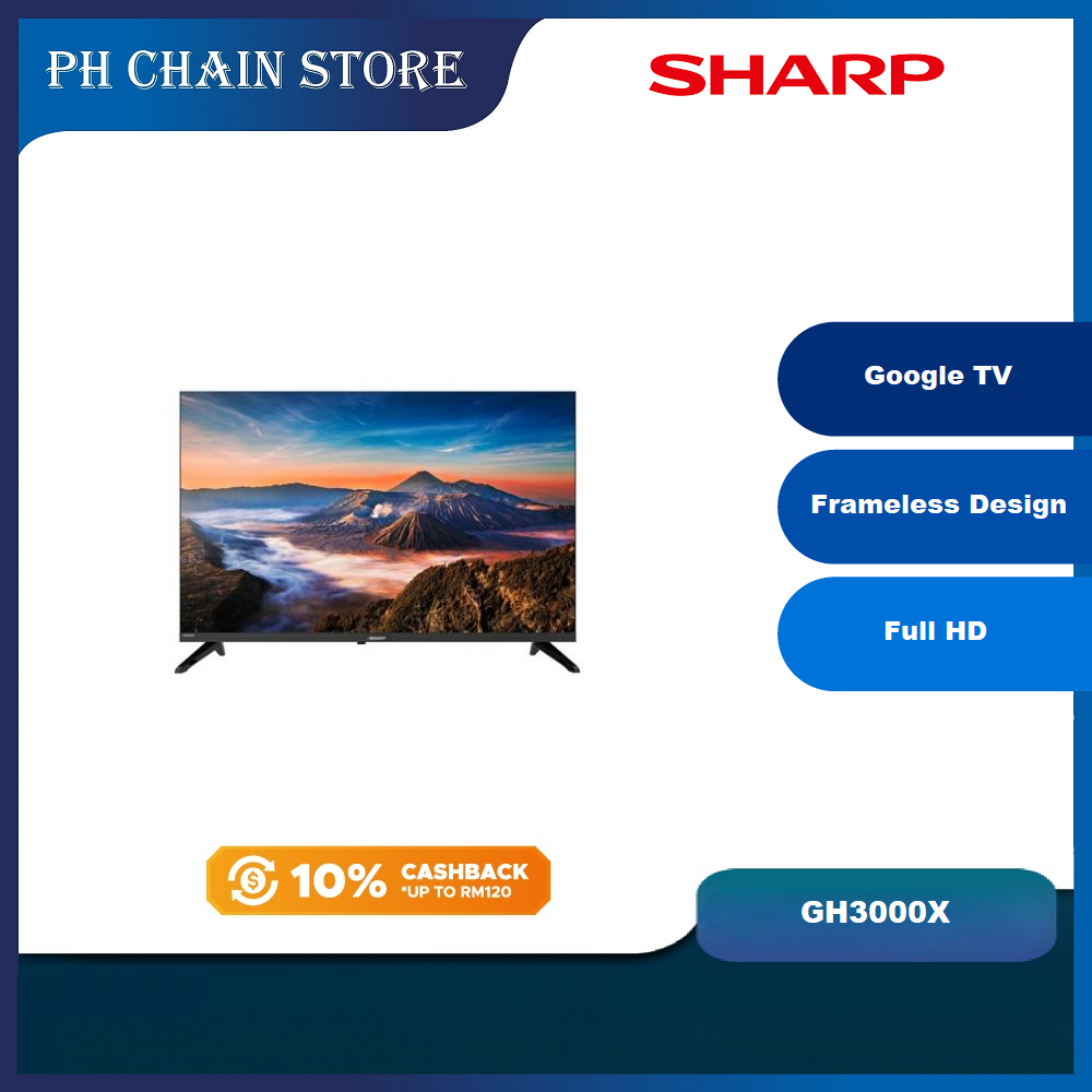 SHARP 32" - 43" AQUOS Full HD Google TV | 2T-C32GH3000X 2T-C43GH3000X (NEW MODEL)