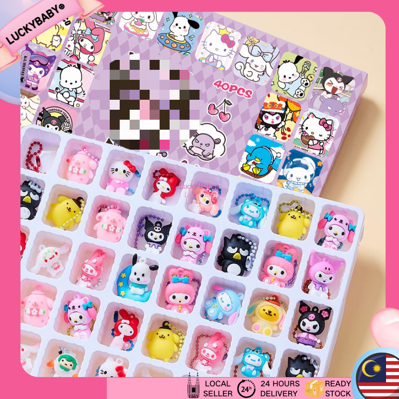 Cute 40 Hole Figure Blind Box Small Toys Mystery Box Cute Melody Doll Mini Toy for Kids Surprise Gifts 洞洞乐