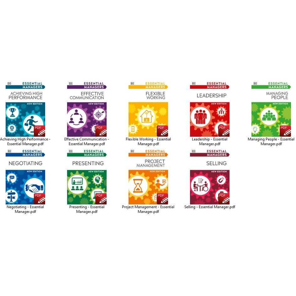 [ҍմղժӀҽ] Essential Manager - Presenting/Leadership/Selling/ Managing People etc ~ Total 9 ebooks