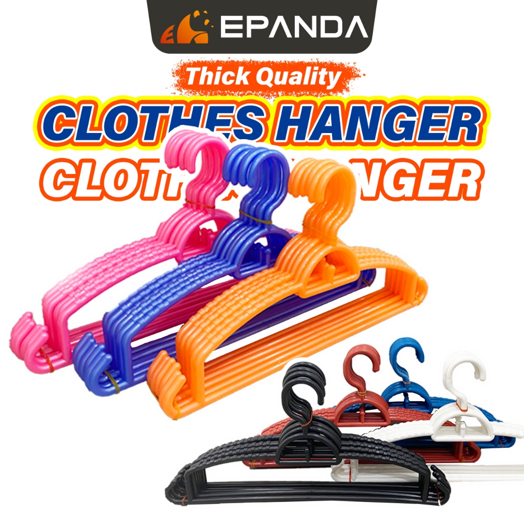 Plastic Clothes Hanger Penyangkut Baju Baby Hanger Tudung Hanger Ringan Penyangkut Plastik Murah