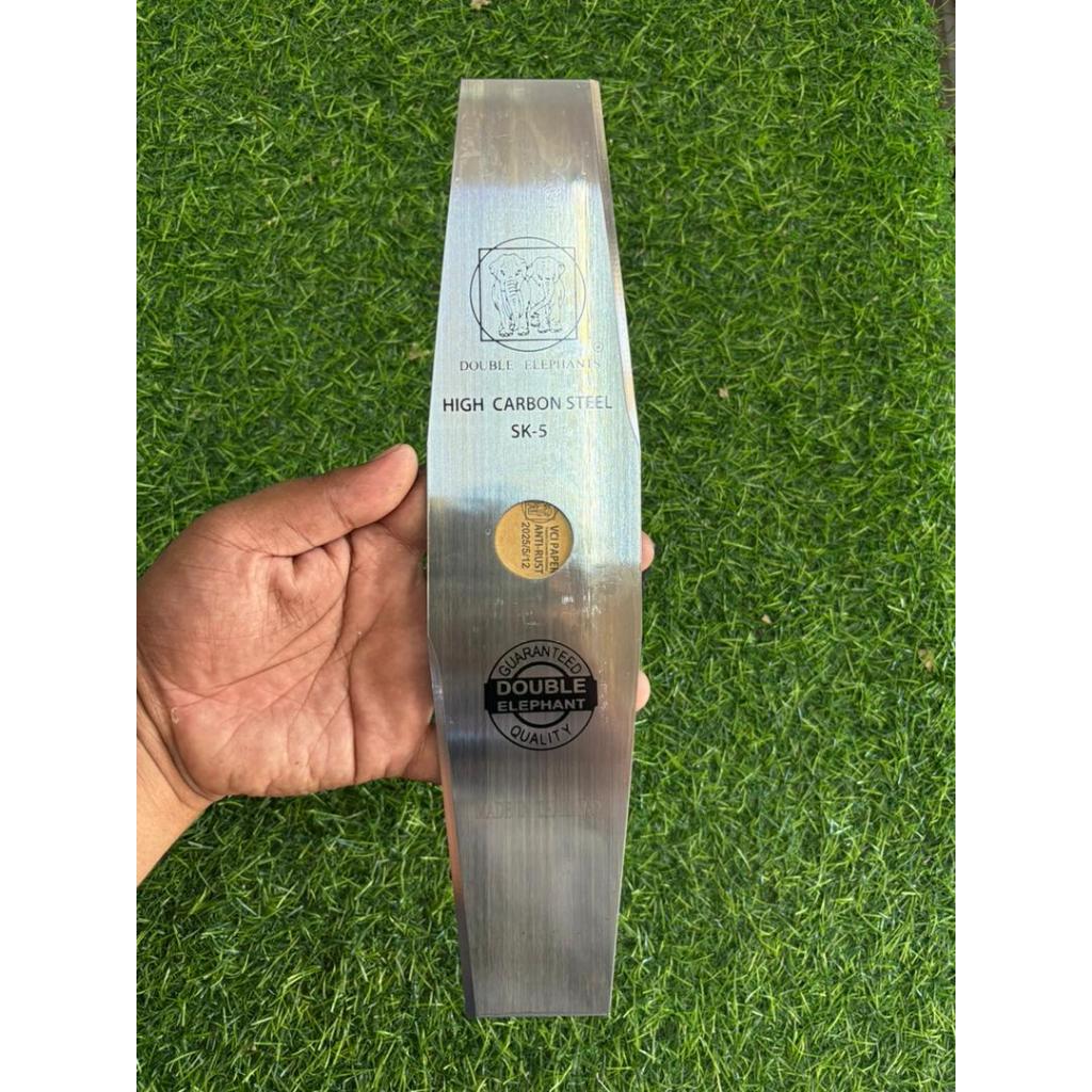DOUBLE ELEPHANTS BLADE/MATA MESIN RUMPUT/GRASS BLADE/MATA MESIN RUMPUT 12"/PISAU POTONG RUMPUT