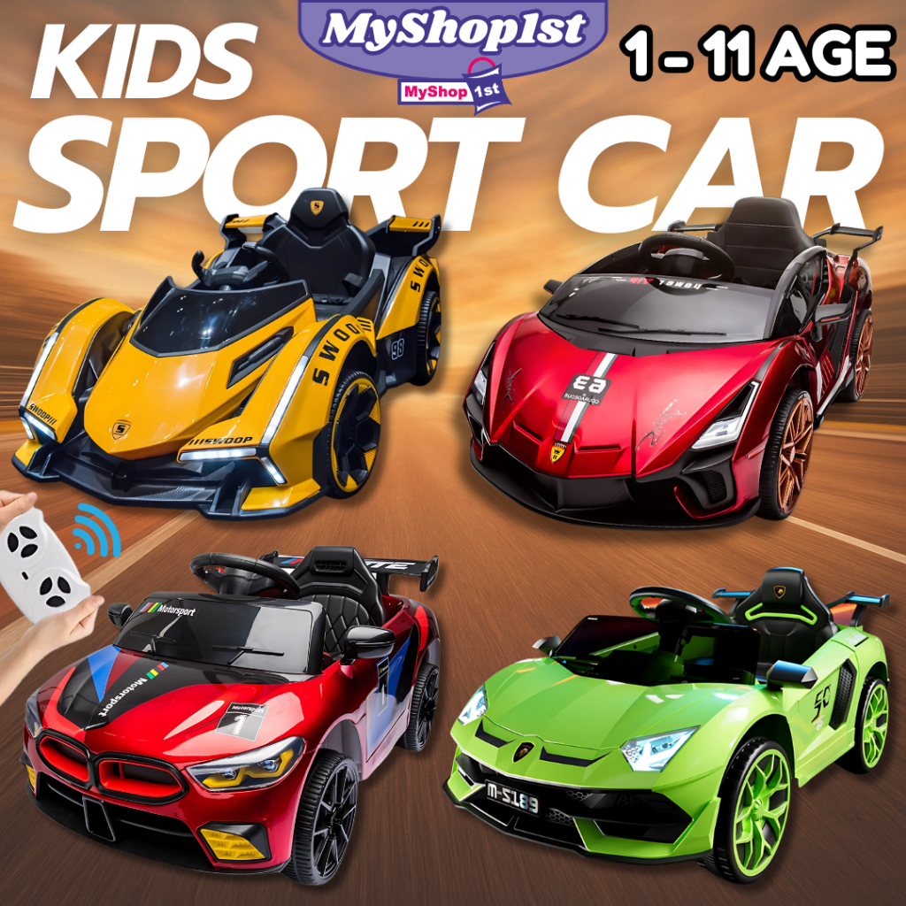 Children Electric Car Kids Electric Car Kids Ride Car Baby Electric Car Kereta Mainan Elektrik Budak Besar儿童电动