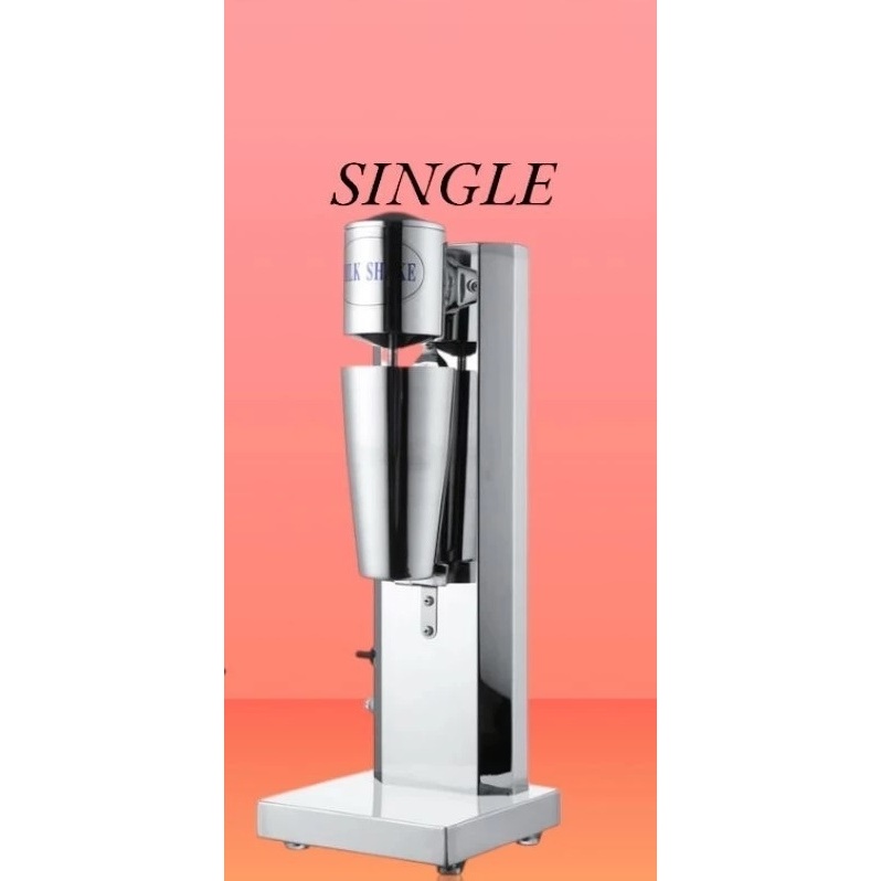 Single Electric Milkshake  Stainless Steel Milk Foam Mixer Mesin Kacau Buih Kopi