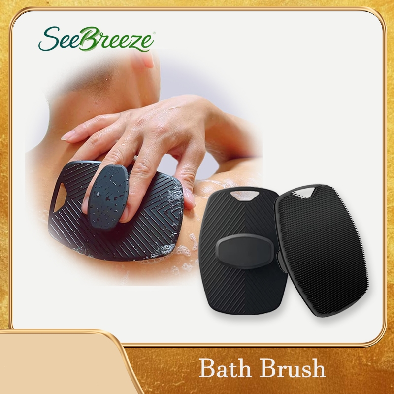 1Pc Silicone Cleaning Bath Brush Silicone Shampoo Brush