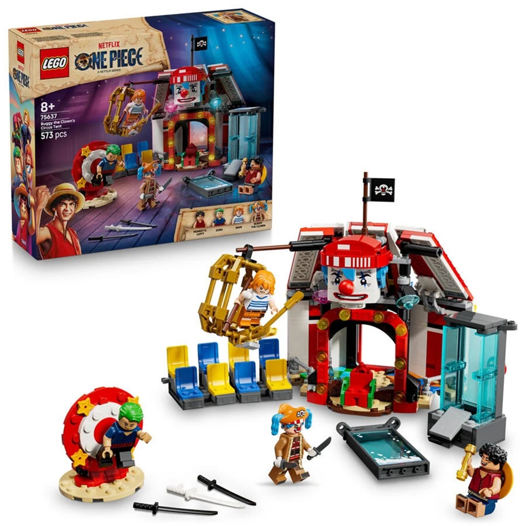 [BricksInBoots] LEGO ONE PIECE Buggy the Clown’s Circus Tent (75637)(573 Pieces)