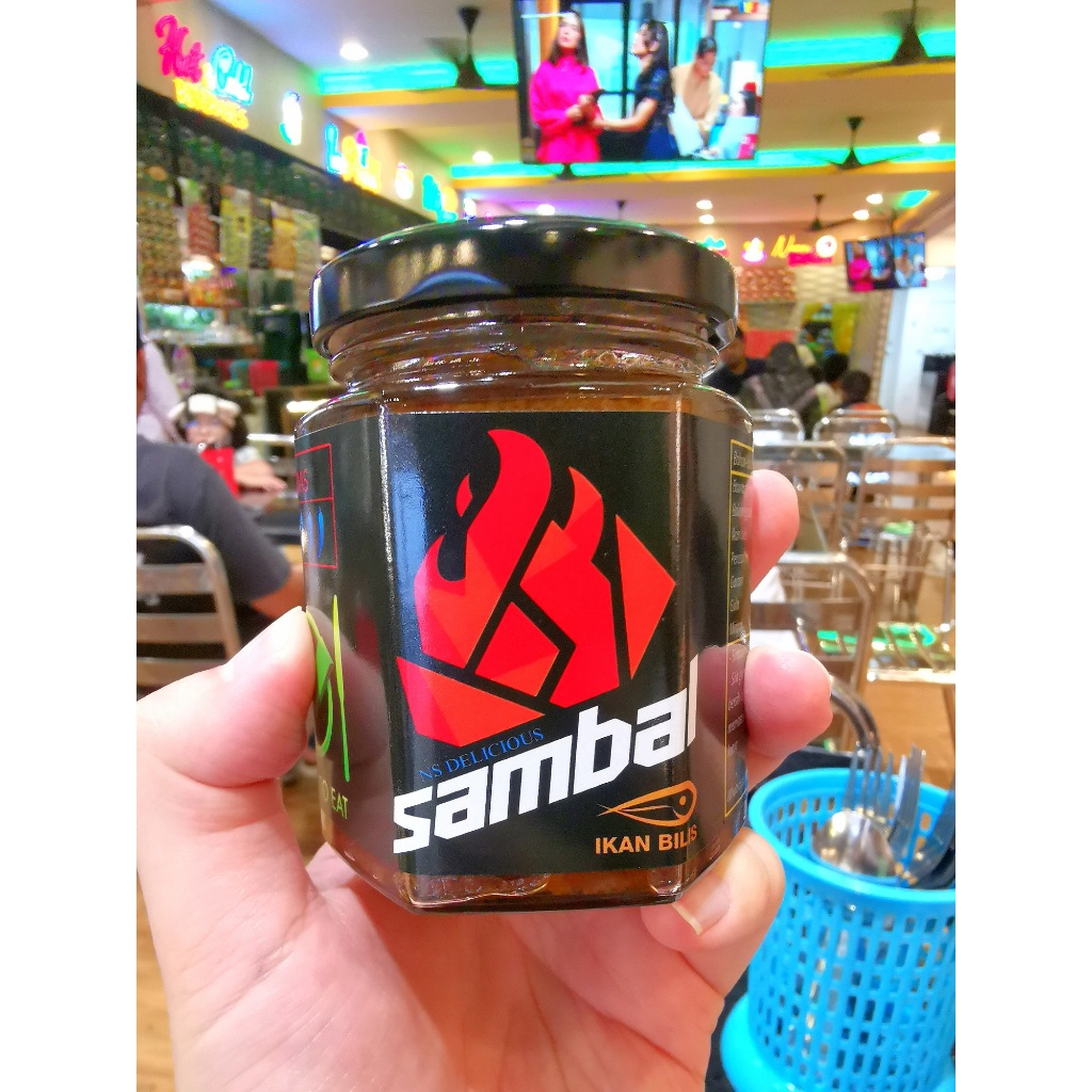 NS Delicous Sambal Ikan Bilis [ Sambal suitable for kid ]  180g - Ready-to-Eat Malaysian Flavor