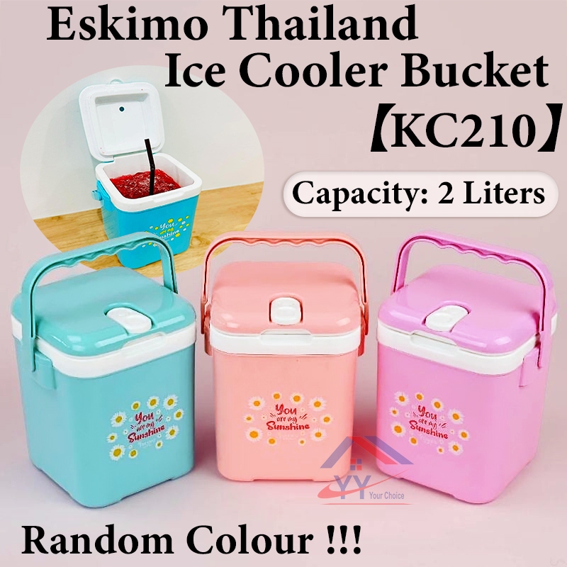 Eskimo 2L Thailand Ice Cooler Bucket【KC210】/Ice Bucket for Drinks/Tumbler Ice Flask /Thermos Ais/Tong Ais/Bekas Ais/Cold