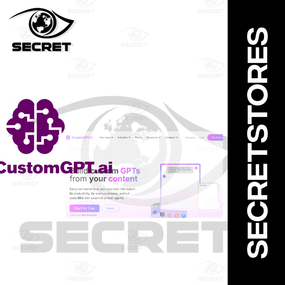CustomGPT AI Premium Train Your Own Private ChatGPT Assistant Using Your Website, Docs & Business