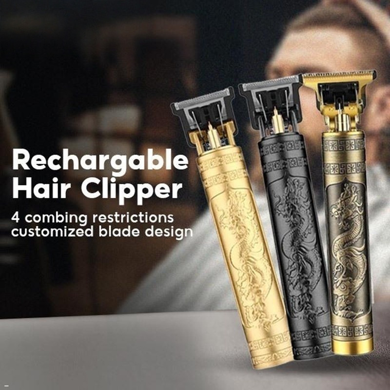 T9 Professional Hair Trimmer –Digital USB Rechargeable Trimmer with Metal Blade for Men’s Haircut & Barber Use毛发修剪器