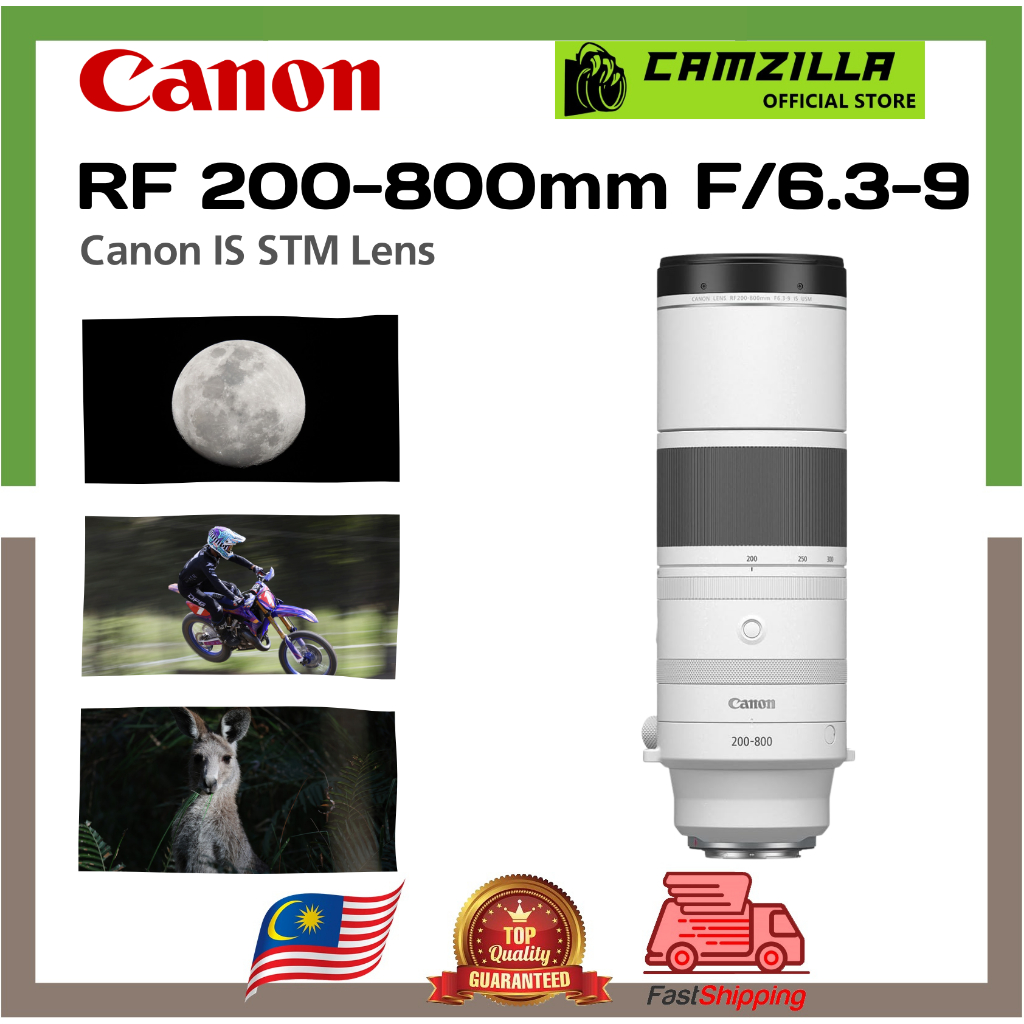 Canon RF 200-800mm f/6.3-9 IS USM Lens (Canon RF)