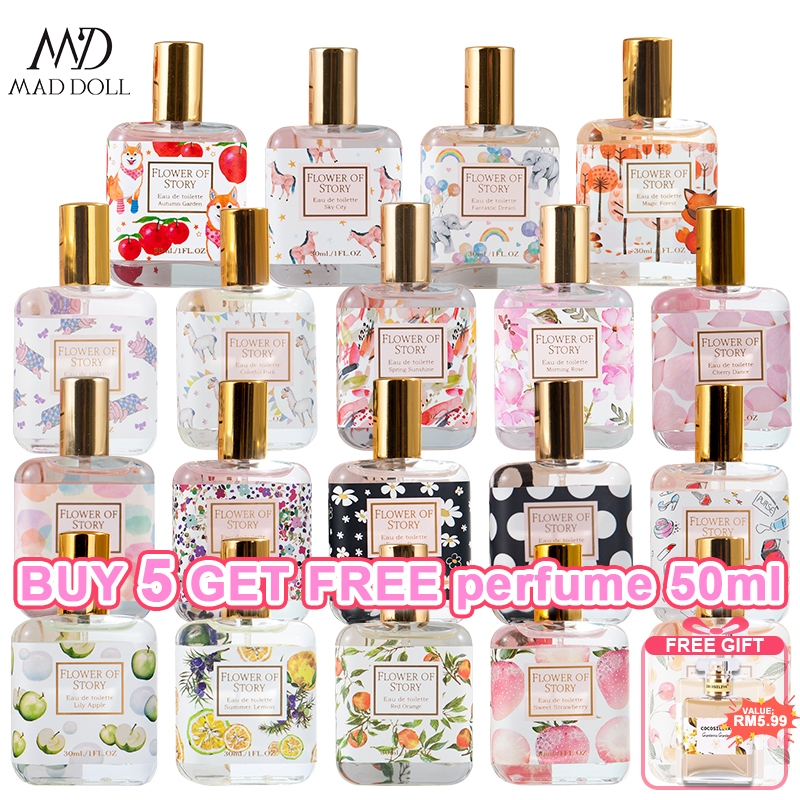 Maddoll Flowder Of Story Eau De Parfum Women Perfume Frgance Beauty 30ml Flower Fragrance Long Lasting Perfume