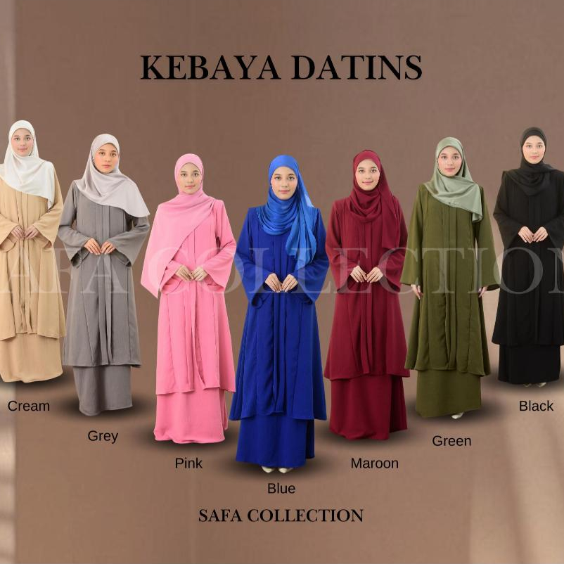 KEBAYA DATINSS TO BE WOMEN BAJU KURUNG  [READY STOCK] Wanita Set Ironless Raya 2026