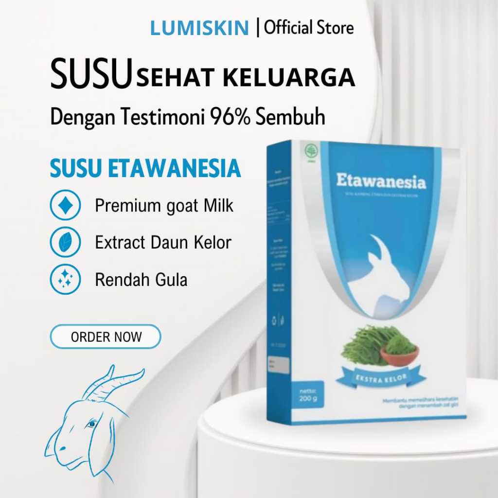Etawanesia Goat Milk plus Moringa Leaf Extract | Susu Kambing Etawa ditambah Ekstrak Daun Moringa
