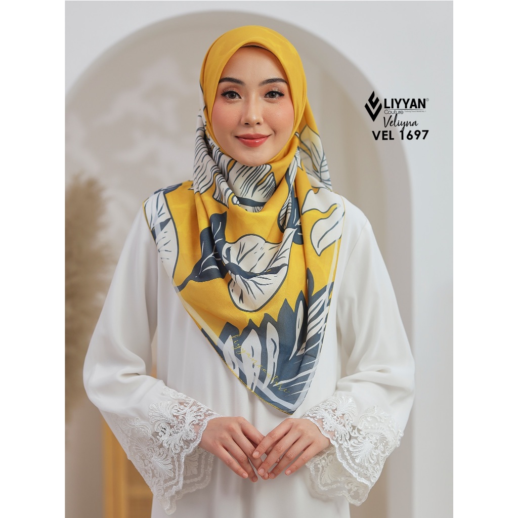 (LC) Veliyna Bawal : Limited Premium Custom Printed Scarf / Square Hijab / Tudung available in many designs